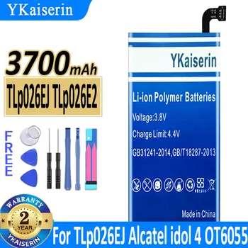 YKaiserin 3700 мАч TLp026EJ TLp026E2 Аккумулятор для ALCATEL ONE TOUCH IDOL 4 IDOL4 6055K OT-6055 6055B 6055H 6055U 6055Y