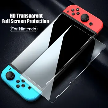 Защитное закаленное стекло для Nintention Switch OLED Жесткий экран Защитная пленка для Nintendos Switch Lite NS Стеклянные аксессуары