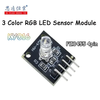 Smart Electronics FZ0455 4pin KEYES KY-016 Трехцветный 3-цветный светодиодный модуль датчика RGB для стартового комплекта Arduino DIY KY016