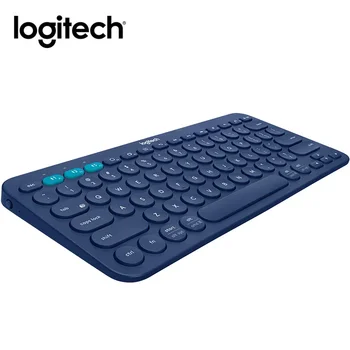 Logitech K380 Беспроводная клавиатура Bluetooth Бесшумная женская Подходит для Ipad, планшета Apple, ноутбука Ультратонкая клавиатура без звука