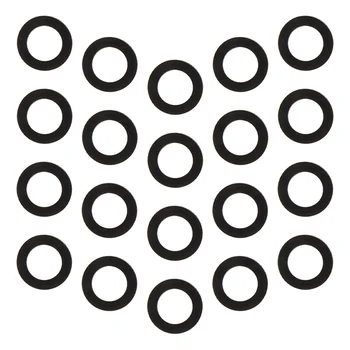 50 шт. Резиновые кольца Сантехнические уплотнительные прокладки Гофрированные шайбы для труб Уплотнительные шайбы