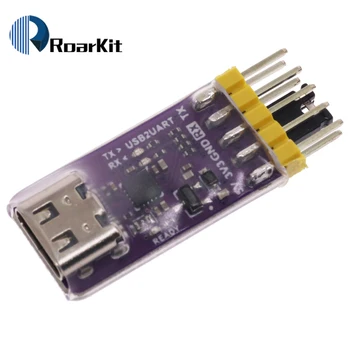 Модуль USB к последовательному порту 6 Мбит/с 5 В / 3,3 В TTL CH343P Отладка, запись и загрузка коммутатора Type-C вместо CH340