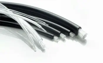 100 м Декоративный прозрачный / черный ПВХ Шизер Волоконно-оптический кабель 50 шт. * 0,75 мм (диаметр) в одной полиэтиленовой оболочке ПММА Пластиковая оптическая строка Декор
