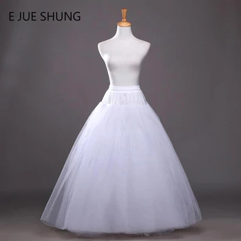 E JUE SHUNG Бесплатная доставка А-силуэт юбка для свадьбы высокое качество тюль нижняя юбка кринолин