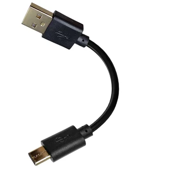  позолоченный штекер C-type на USB 2.0, подходит для медного кабеля передачи данных 3 А для телефонов, планшетов и компьютеров Android 10 см