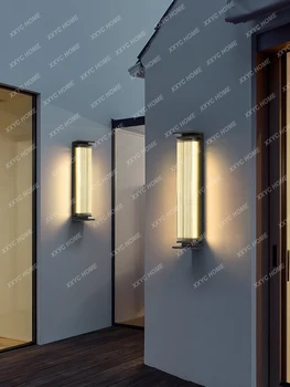  Наружный водонепроницаемый настенный светильник Вилла Дверная планка Настенный светильник Наружный свет Роскошный дверной светильник для двора
