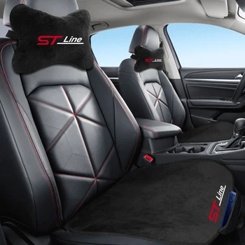 Автомобильный подголовник Подушка для шеи Нескользящая подушка сиденья Удобный и дышащий полный комплект для Ford ST ST LINE Fiesta Ranger Mondeo