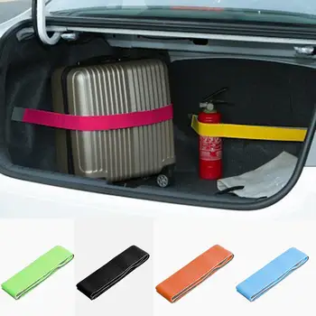 Creative Car Trunk Storage Device Hook Loop Адгезионные ремни для багажника Автомобильный органайзер Skoda Superb 1 Ford Ranger Аксессуары