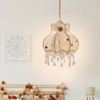 Подвесной подвесной абажур E27 Элегантный декор Потолочный фонарь Крышка для кухни Спальня Прихожая Столовая Прихожая