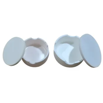 1шт Тигель Dental Lab CAD для циркониевых коронок спеченный тигель стоматологический тигель с крышкой круглой формы, удерживающий бусины в духовке