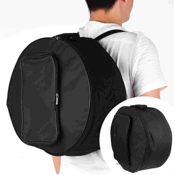 13- 14-дюймовая сумка для малого барабана Oxford Cloth Drum Чехлы для концертов Рюкзак для хранения и транспортировки (черный)