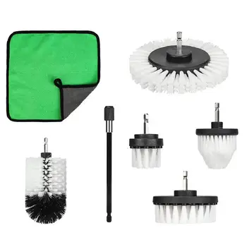  Набор чистящих щеток Power Scrubber Drill Brush Kit Набор насадок для щетки для чистки ванной комнаты