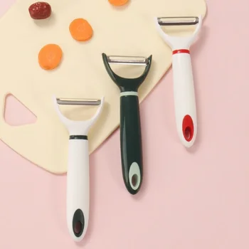  Нож для овощей и фруктов Кухонный инструмент Удобная ручка V-образный нож для очистки овощей Овощечистка Дыня Рубанок Нож для бритья
