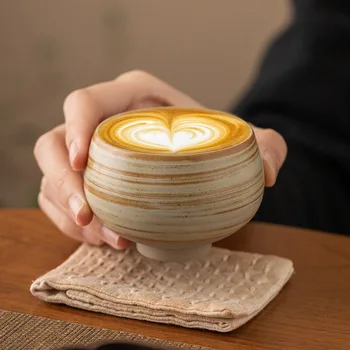 Керамическая кофейная чашка в японском стиле, Личные одиночные керамические чайные чашки, Посуда для напитков, Винная кружка, Кружки для воды, Подарок, Оптовая торговля