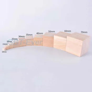 1/2/5 шт. 10 мм ~ 70 мм натуральный твердый необработанный сосновые деревянные блоки деревянные кубики для изготовления головоломок фотоблоки поделки DIY аксессуары