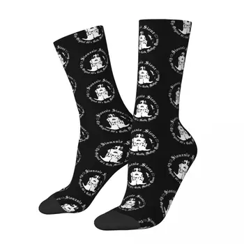 Харадзюку Оригинальные 80-е Готическая Мать Рок-Группа Баскетбольные Носки Siouxsie And The Banshees Полиэстер Средние Трубчатые Носки Унисекс
