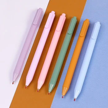 Конфетный цвет Симпатичная гелевая ручка Morandi Школа Офис Письменные принадлежности Канцелярские товары 0,5 мм Черные ручки для подписи Для письма Чернильная ручка