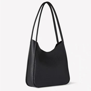  Новая роскошная сумка Мода Простая сумка большой емкости Ниша Текстура Универсальная однотонная подмышечная женская сумка