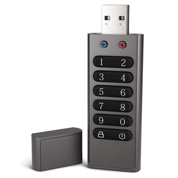 Защищенный USB-накопитель, USB-накопитель Volkcam 32 ГБ с шифрованием, аппаратный пароль, карта памяти с клавиатурой U Disk Flash
