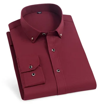Рубашка Мужская полосатая тонкая французская классическая рубашка с запонками Мужская французская рубашка с запонками Повседневная мужская рубашка с длинным рукавом CH Мужская одежда