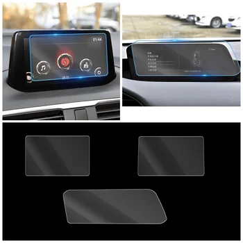 Для Mazda 3 Axela Mazda3 2014-2021 Автомобильная GPS-навигация ЖК-экран Защитная пленка из закаленного стекла Аксессуары для защиты от царапин
