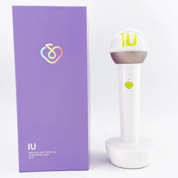 Kpop IU Light Stick 2.0 Lee Ji-eun Люминесцентная лампа Концерт Светодиодные лампы Вентиляторы Коллекции Lightstick