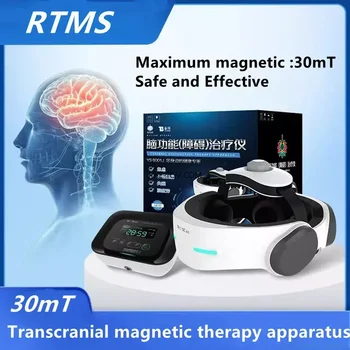 RTMS Транскраниальный магнитный стимулятор Болезнь Паркинсона Бессонница Тревога Депрессия Инструмент для лечения шизофрении 30 м