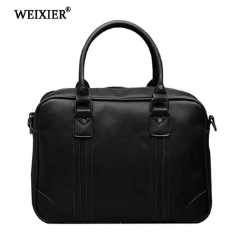 Мужская сумка PU Мода Высокое качество Прочный кожаный портфель Ноутбук Сумки через плечо мужские Люкс
