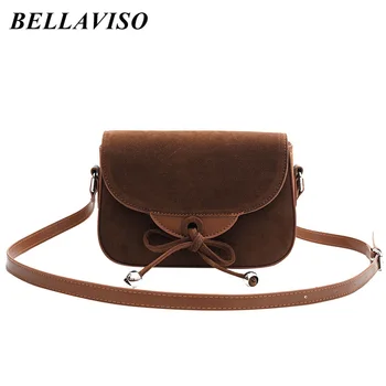 BellaViso Niche Design Женская сумка через плечо Модные женские простые замшевые сумки через плечо BLSB-56
