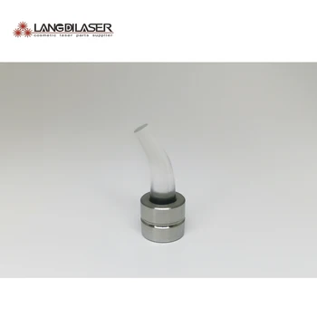 808 Диодный лазерный световой конус с изогнутым наконечником / Для удаления волос из ноздрей и ушных раковин / Коническая головка для локализованной области