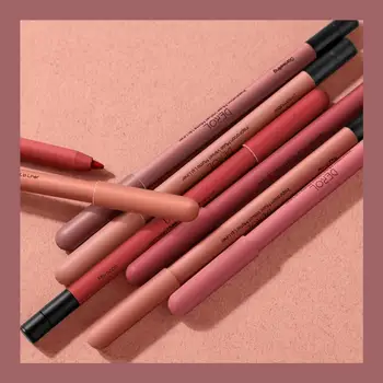 8 цветов карандаши для губ матовый карандаш для губ водонепроницаемый гладкий красочный шелк губная помада ручка стойкие пигменты инструмент для макияжа