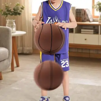 Бесшумный спортивный инвентарь Малошумный бесшумный бесшумный баскетбольный мяч для тренировок в помещении на открытом воздухе Легкий мяч для упражнений с удобным захватом