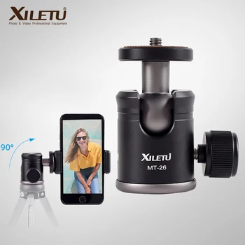 xiletu MT-26 Сферическая головка Мобильный телефон SLR Камера Micro Single Gopro Штатив Аксессуары для фотографии Для съемки Вспомогательные инструменты