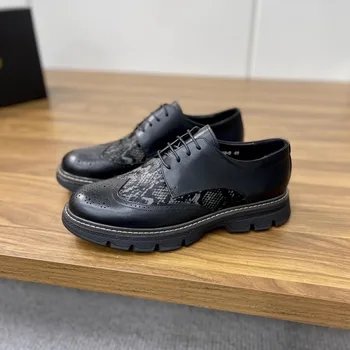 Новая социальная обувь для мужчин Zapatos Para Hombres De Vestir Chaussures Homme De Luxe Sapato 2023