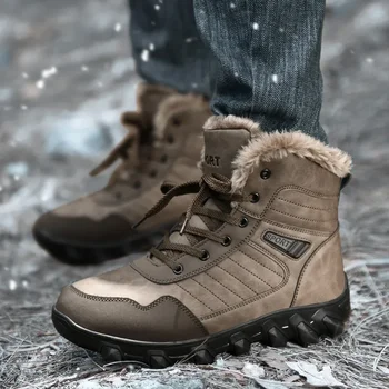Зимняя походная обувь для мужчин Обувь Мужские зимние кроссовки Мужские зимние ботинки Мужская обувь для треккинга на открытом воздухе Мужская походная обувь 2024