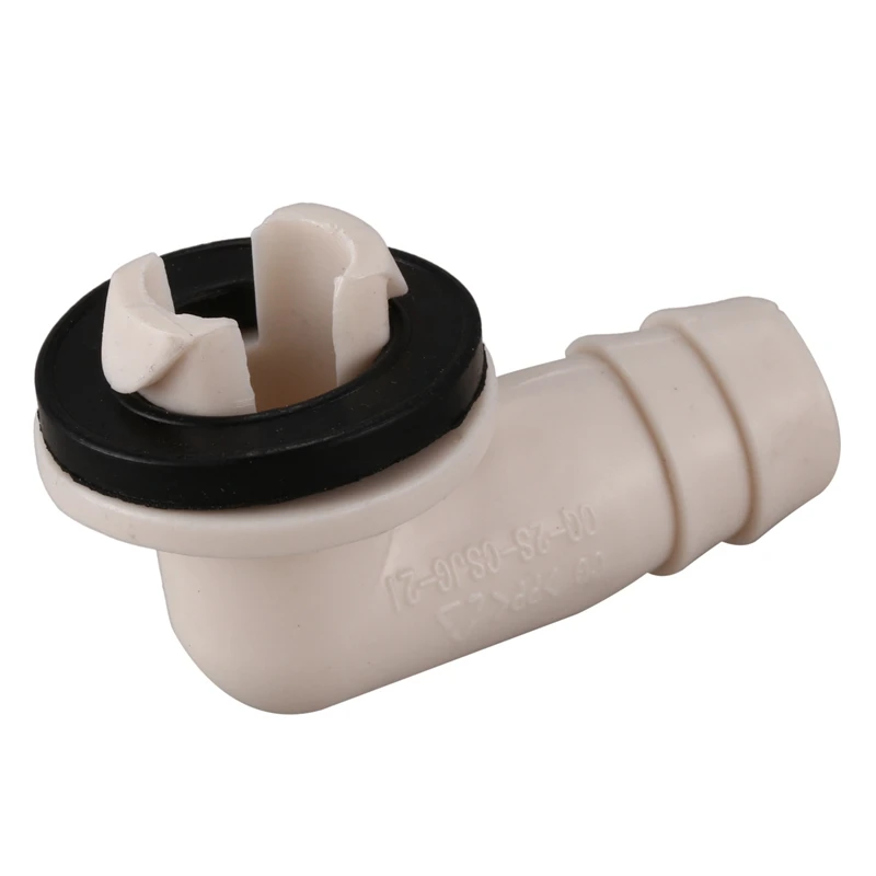 20X Соединитель сливного шланга кондиционера переменного тока Угловой фитинг с резиновым кольцом (15 мм)