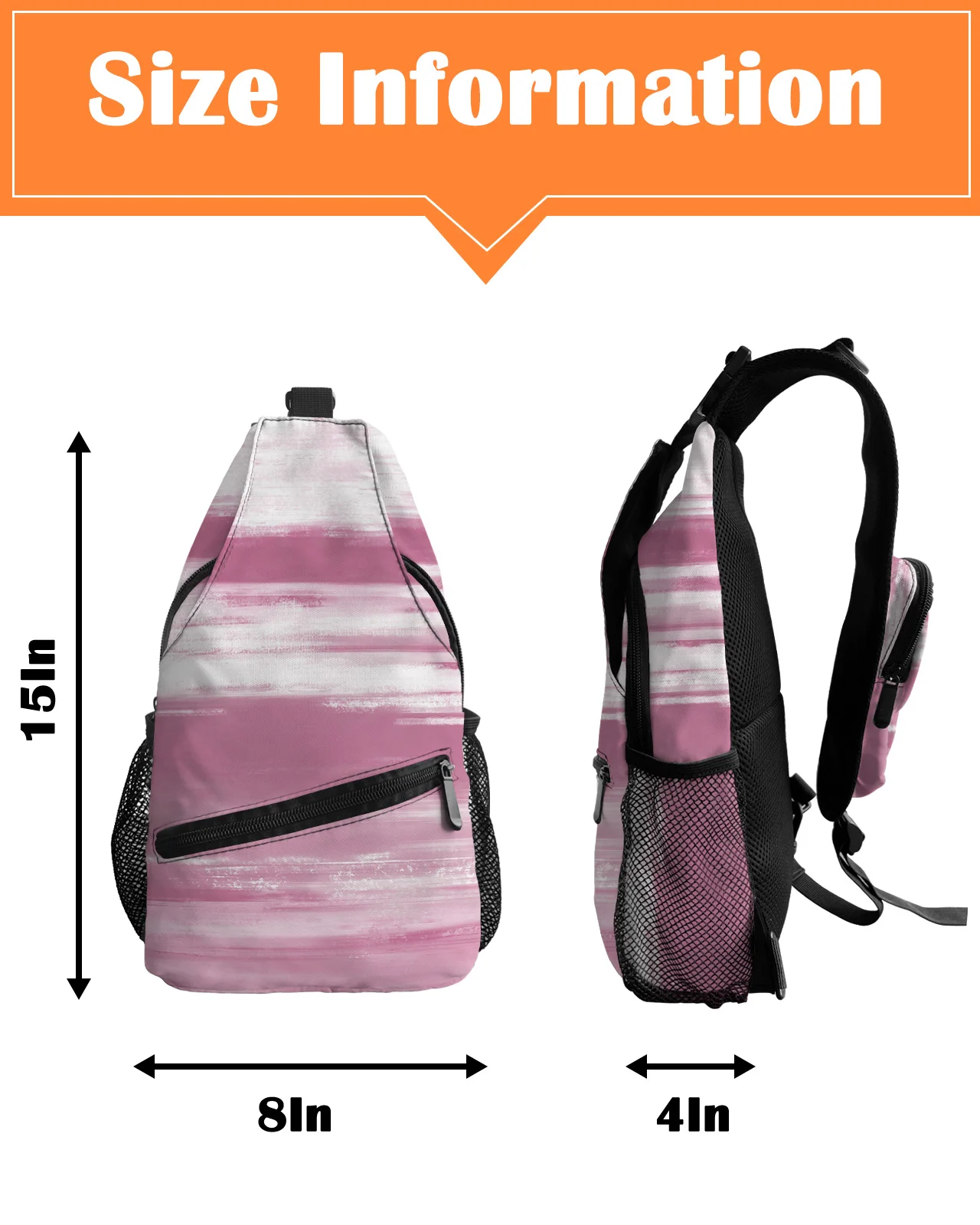 Абстрактные розовые текстурные нагрудные сумки для женщин и мужчин водонепроницаемые сумки-мессенджеры женские спортивные сумки через плечо